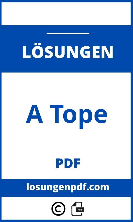 A Tope Lösungen Pdf