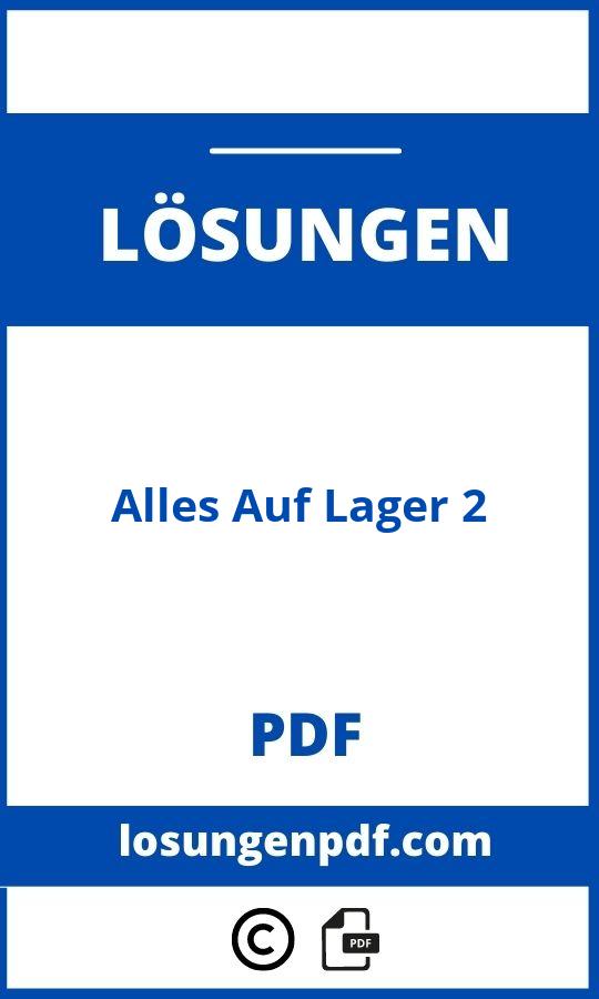 Alles Auf Lager 2 Lösungen Pdf