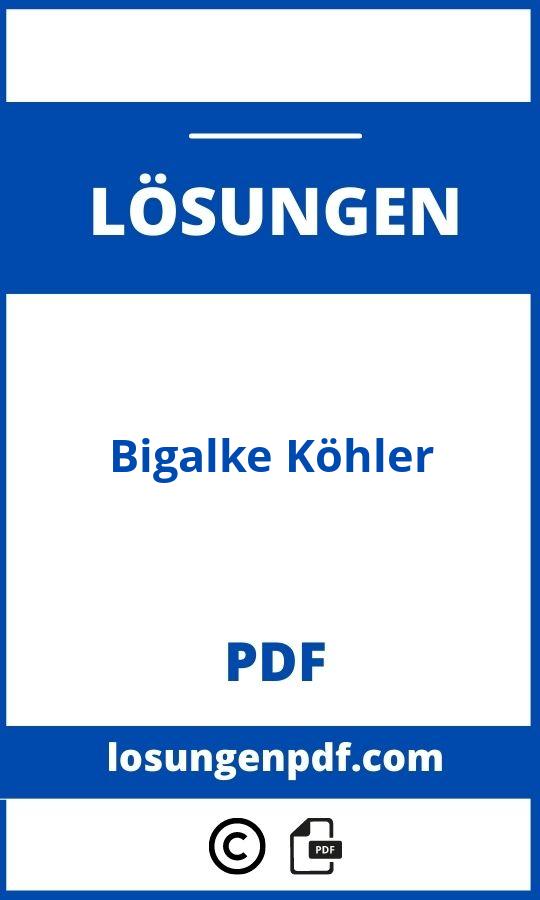 Bigalke Köhler Lösungen Pdf