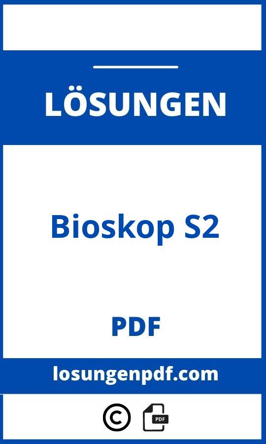 Bioskop S2 Lösungen Pdf