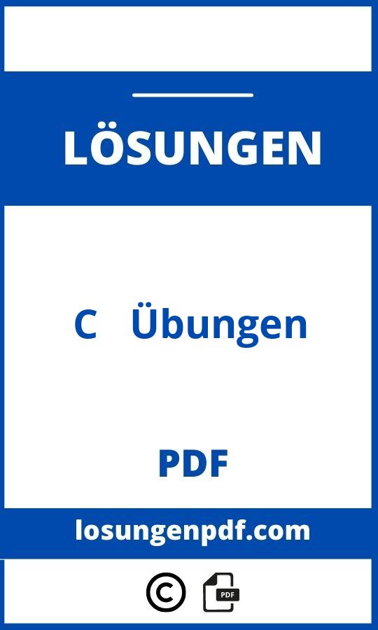 C++ Übungen Mit Lösungen Pdf