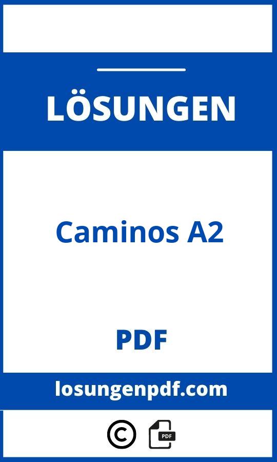 Caminos A2 Lösungen Pdf