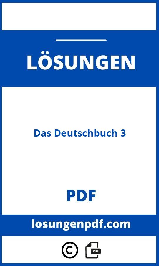 Das Deutschbuch 3 Lösungen Pdf