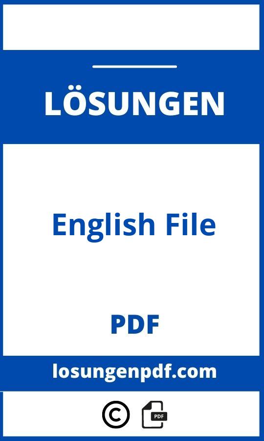 English File Lösungen Pdf