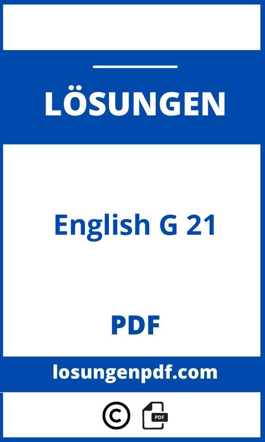 English G 21 Lösungen Pdf