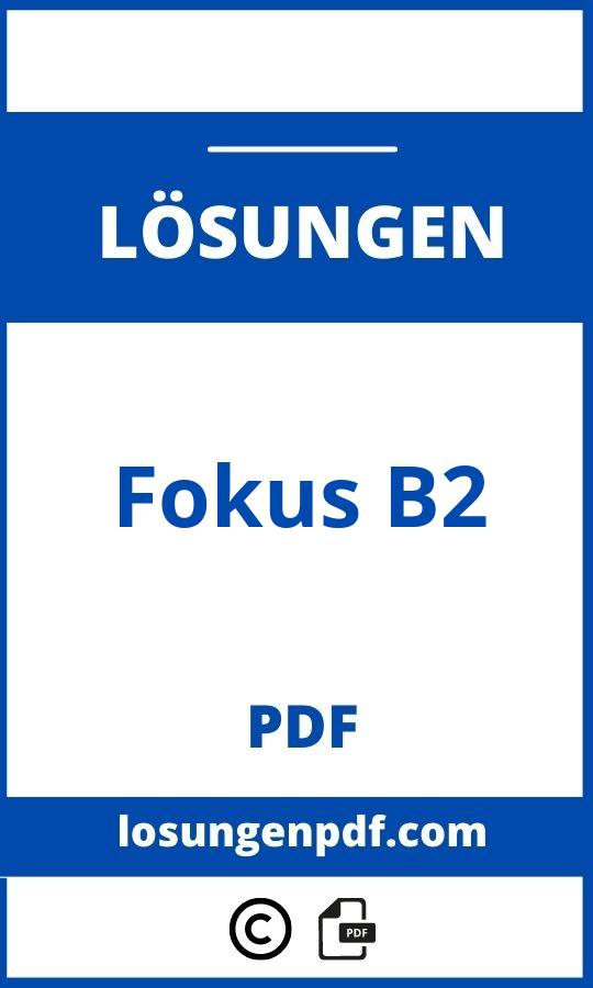 Fokus B2 Lösungen Pdf