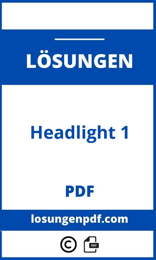 Headlight 1 Lösungen Pdf