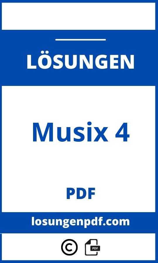 Musix 4 Lösungen Pdf