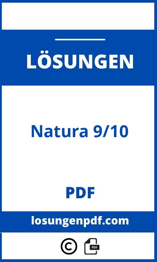 Natura 9/10 Lösungen Pdf