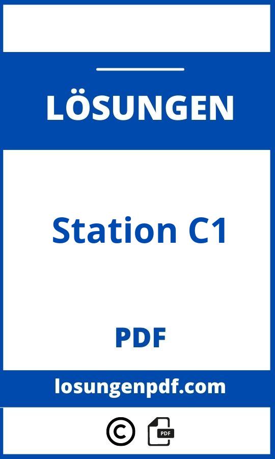 Station C1 Lösungen Pdf