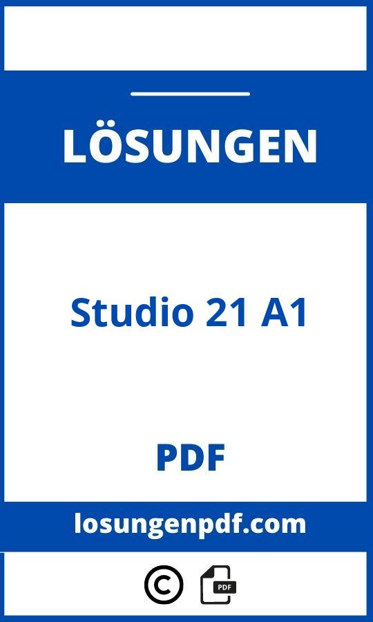 Studio 21 A1 Lösungen Pdf